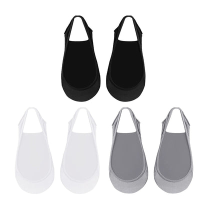 Anti-Slip Invisible Socks – Cushioned Sole & Stays in place