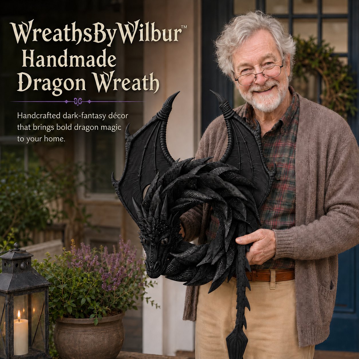 🔥 Limited-Time 49% OFF & Free Shipping 💥-Handmade Dragon Wreath