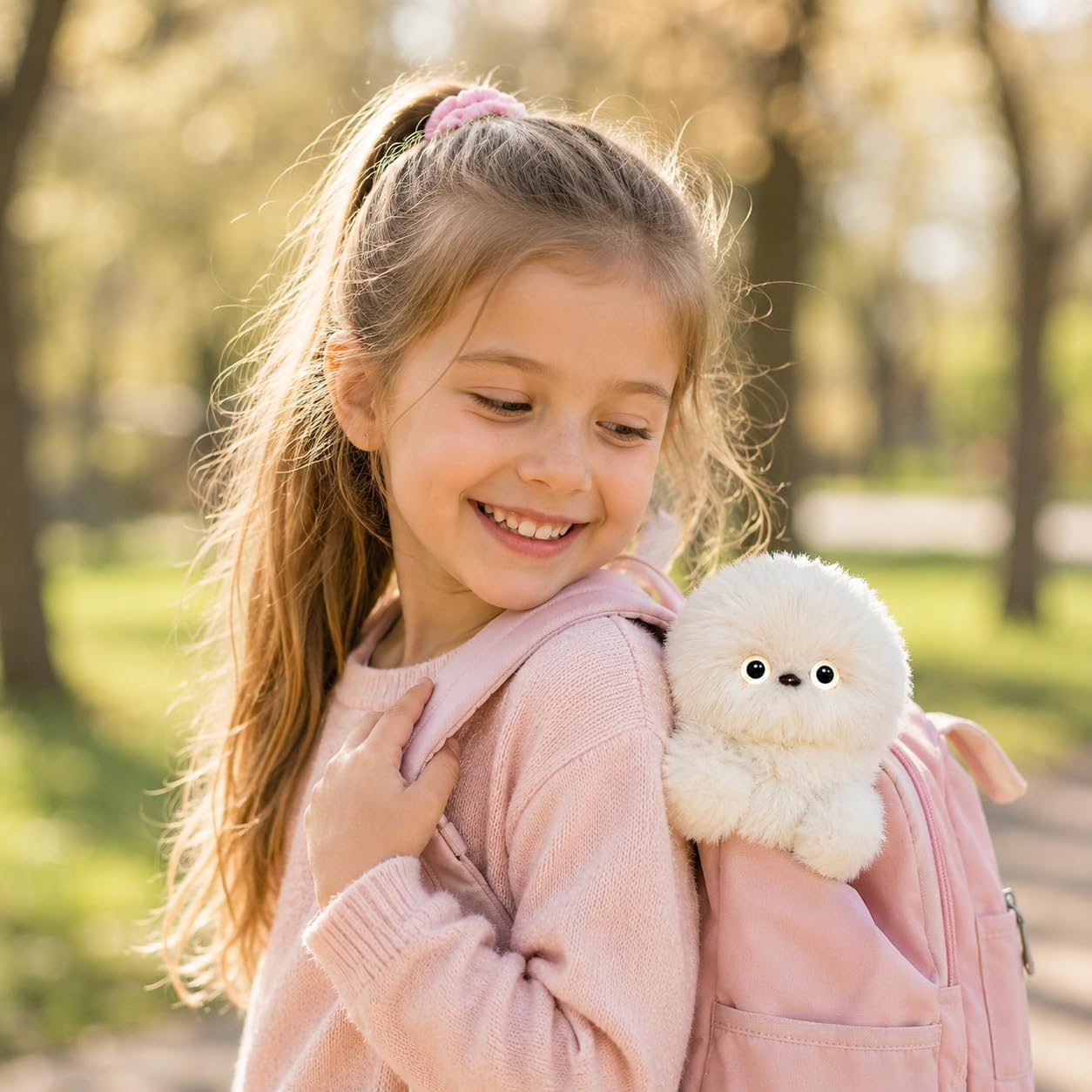 🤖Cute AI shy Emotional companionship robot doll bag charm plush toy👜-It can sing, turn its head, and learn to speak👀