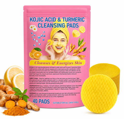 🏆#1 Bestseller🏆 - ✨Turmeric Cleansing Exfoliating Pads Facial Cleansing Skincare🫚🌿