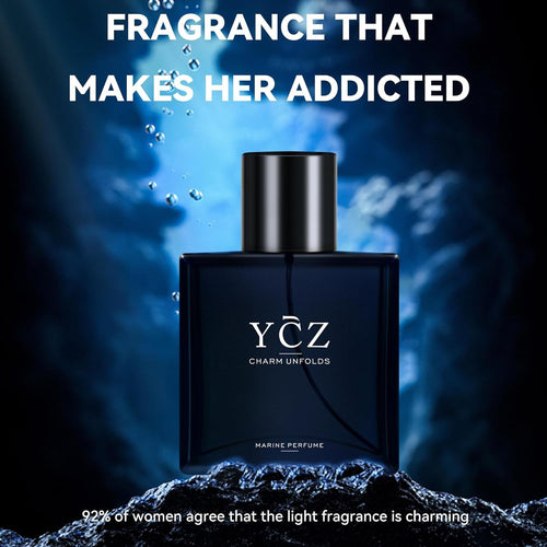 🌊Midnight Marine Eau De Parfum - Unisex Ocean Freshness | Premium Aromatic Woody Scent for Him & Her | Capturing the Coastal Breeze in Every Spray