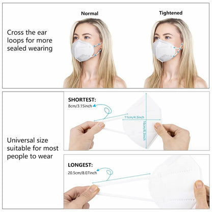 🔥Last Day 49% OFF - 🥇KN95 Mask 🛡️5-layer Breathable Design