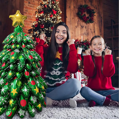 Last day 50% OFF-Christmas tree balloon decoration（52IN）