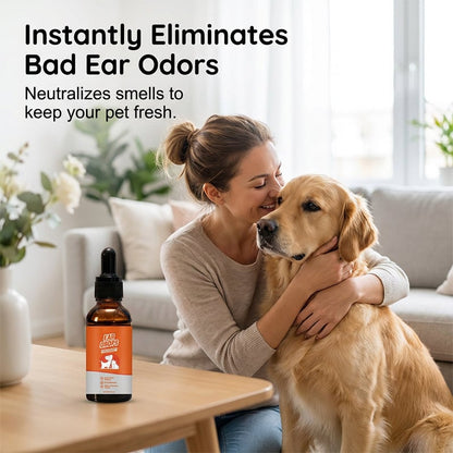 👂Natural Dog & Cat Ear Drop for Itching & Wax Build-Up🐱🐕
