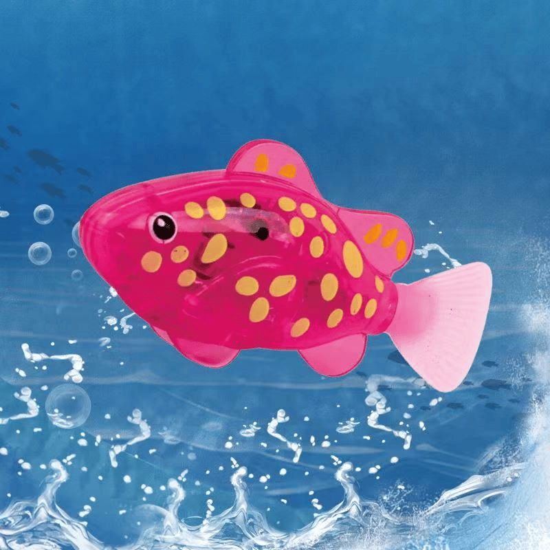 🔥🔥🛁✨Electronic Pet Fish Bath Toy | LED Light Up | Auto-Swimming Bath Toy🐠💦