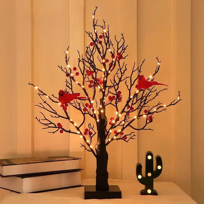 ✨ LED Vintage Glowing Tree🐦