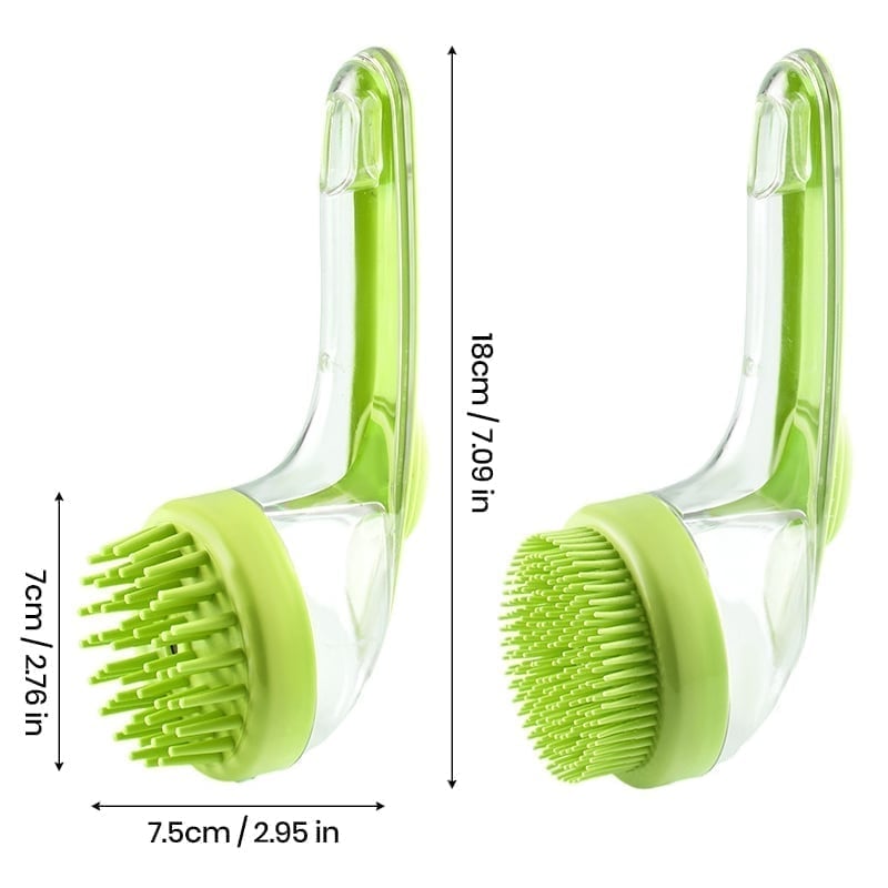 🔥Limited Time 50% Off&Free Shipping✨Pet Bath Brush 2 in 1 Dog Bath Brush