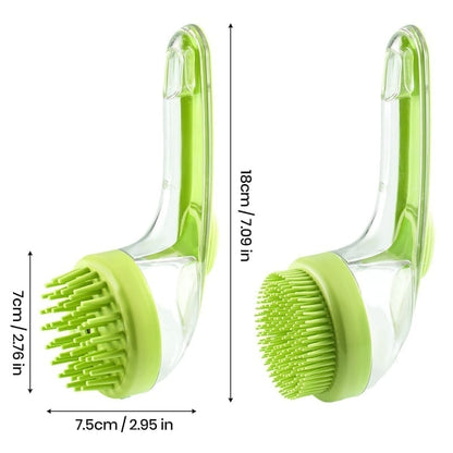 🔥Limited Time 50% Off&Free Shipping✨Pet Bath Brush 2 in 1 Dog Bath Brush
