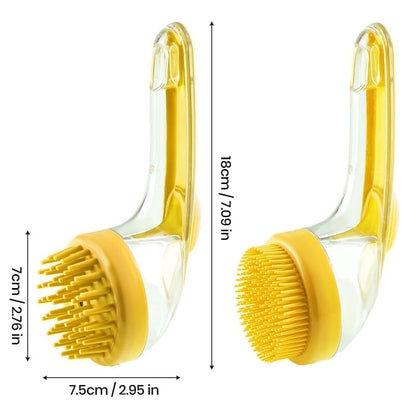 🔥Limited Time 50% Off&Free Shipping✨Pet Bath Brush 2 in 1 Dog Bath Brush