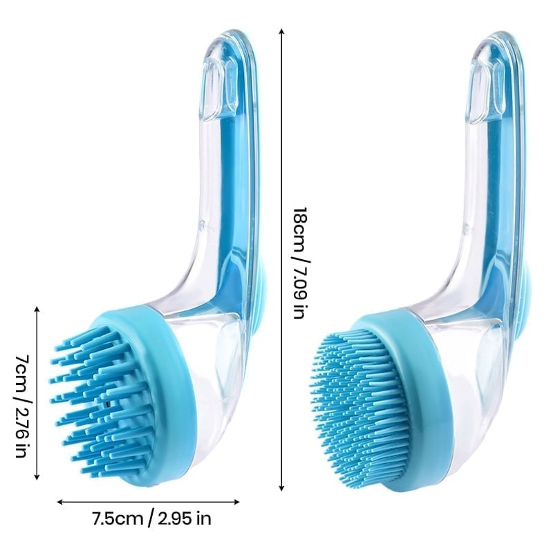 🔥Limited Time 50% Off&Free Shipping✨Pet Bath Brush 2 in 1 Dog Bath Brush