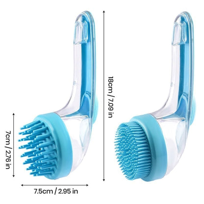 🔥Limited Time 50% Off&Free Shipping✨Pet Bath Brush 2 in 1 Dog Bath Brush