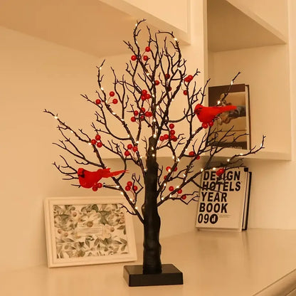 ✨ LED Vintage Glowing Tree🐦
