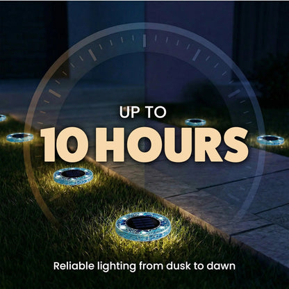 ✨ Hot Sale 60% OFF 丨🌙 Solar Mosaic Disk Garden Lights
