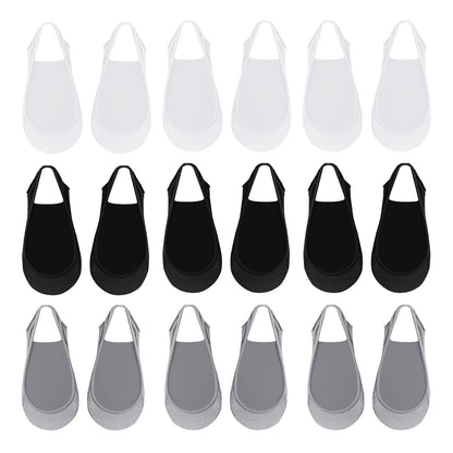 Anti-Slip Invisible Socks – Cushioned Sole & Stays in place