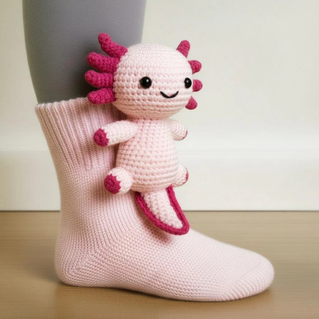 Cozy 3D Knit  Spirit Animal Socks, Express Yourself in Comfort💝
