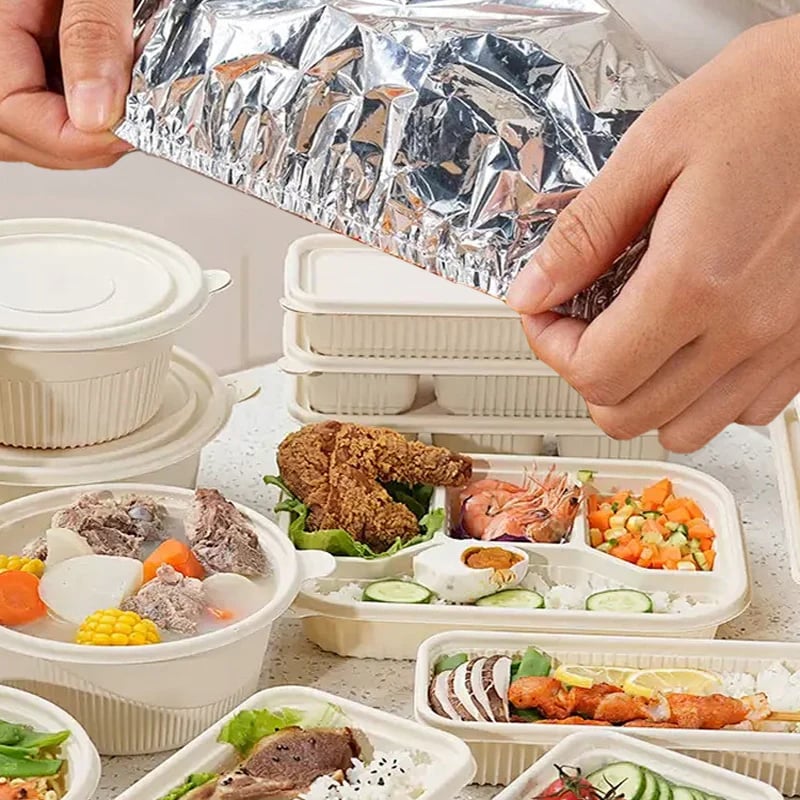 🔥Buy More Save More🔥Reusable Aluminum Foil Food Insulation Cover