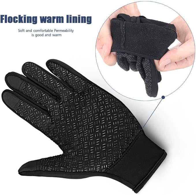 🏆 Ultimate Waterproof & Windproof Thermal Non-Slip Gloves