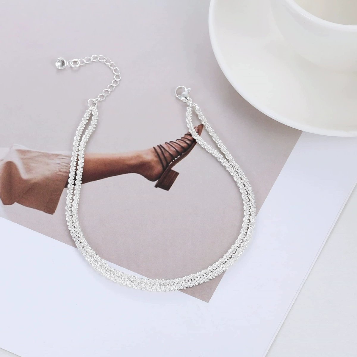 🎁Last Day Promotion 49% OFF🔥Dainty Layered Anklet For Women