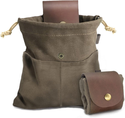 Foldable Canvas Foraging Pouch