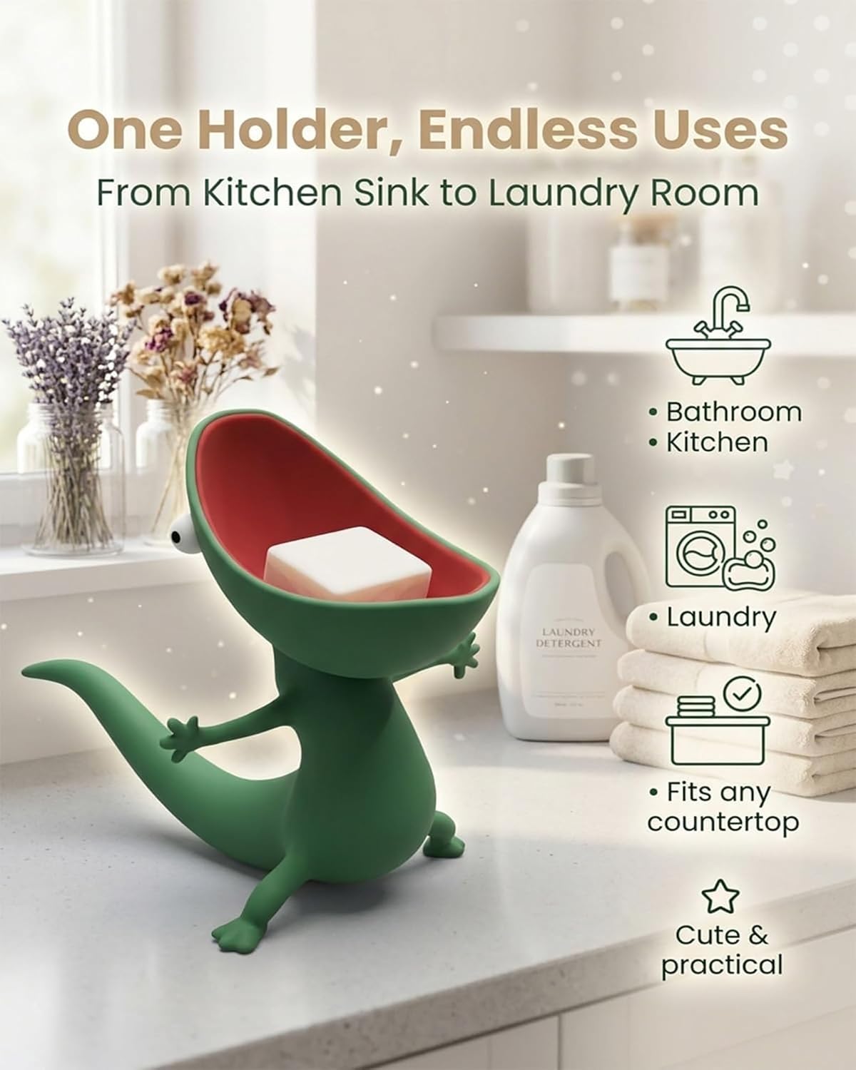 Lizard Soap Holder