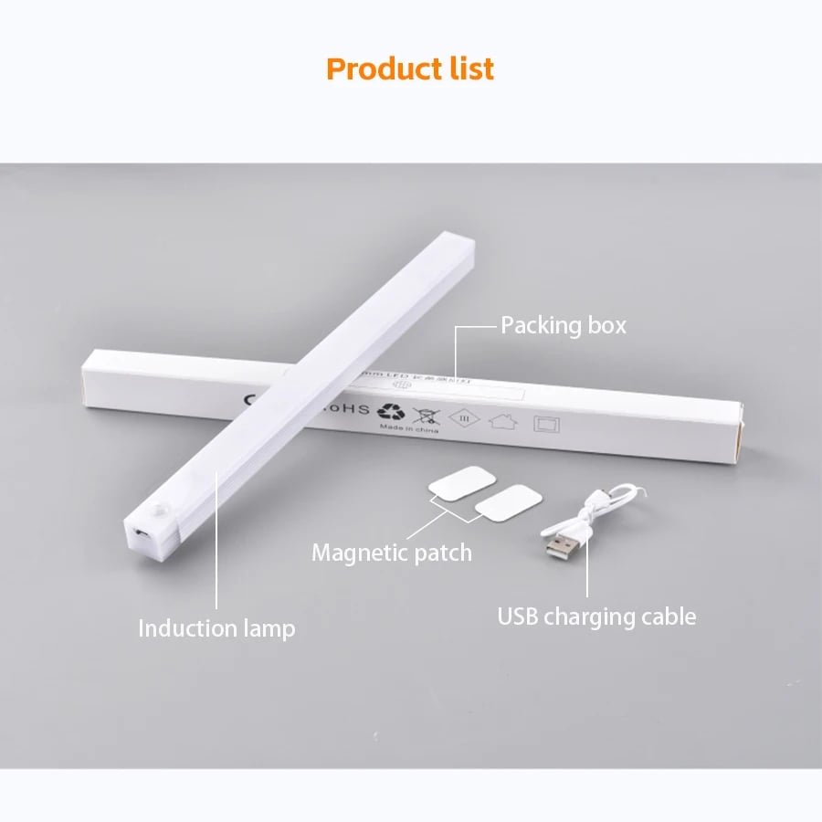 🏡💡Punch-Free Smart Magnetic Motion Sensor Rechargeable LED Light