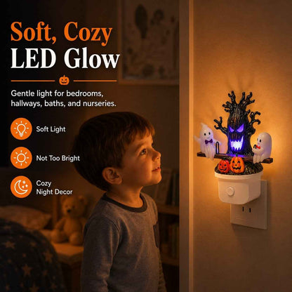 🔥LAST DAY 49% OFF🎃👻Animated Seesaw Ghost Plug In LED Night Light