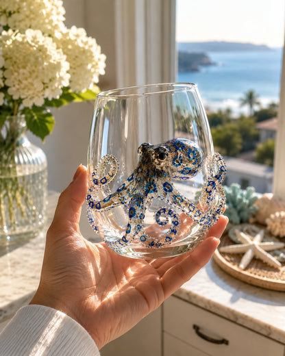 🌊The Perfect Beach House Gift🐙3D Ocean Animal Artisan Glassware Collection