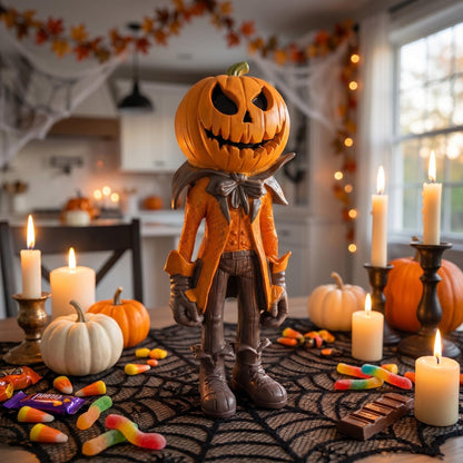 🎁🎉Only $29.99 This Week🌟👻Halloween Pumpkin Man Figurine/Decoration🎃