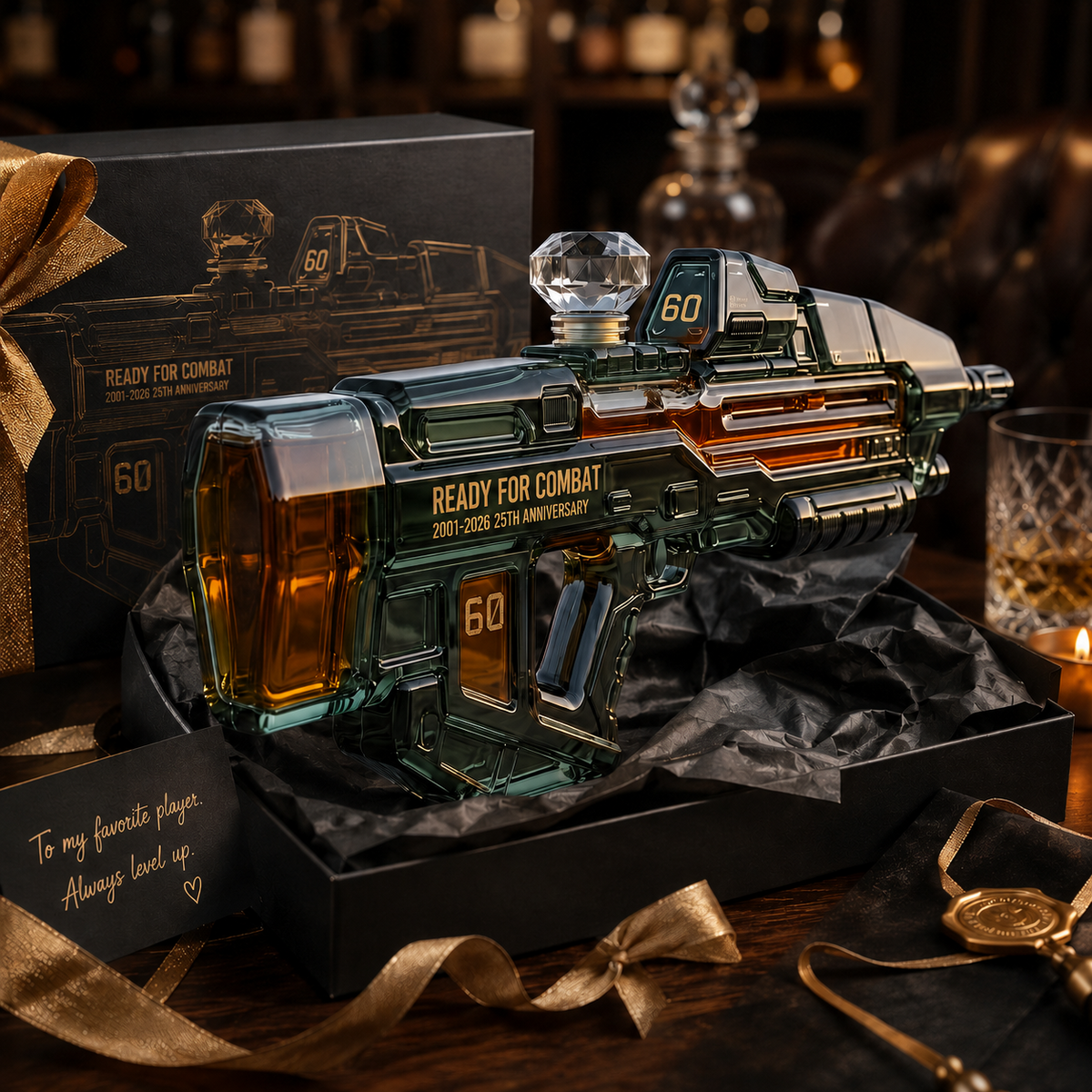 25th Anniversary Limited Whisky Bottle 2001–2026 – Sci-Fi Collector Edition
