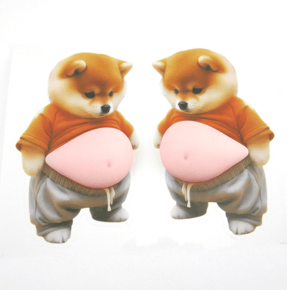 Chubby Shiba Inu Anti-Collision Sticker