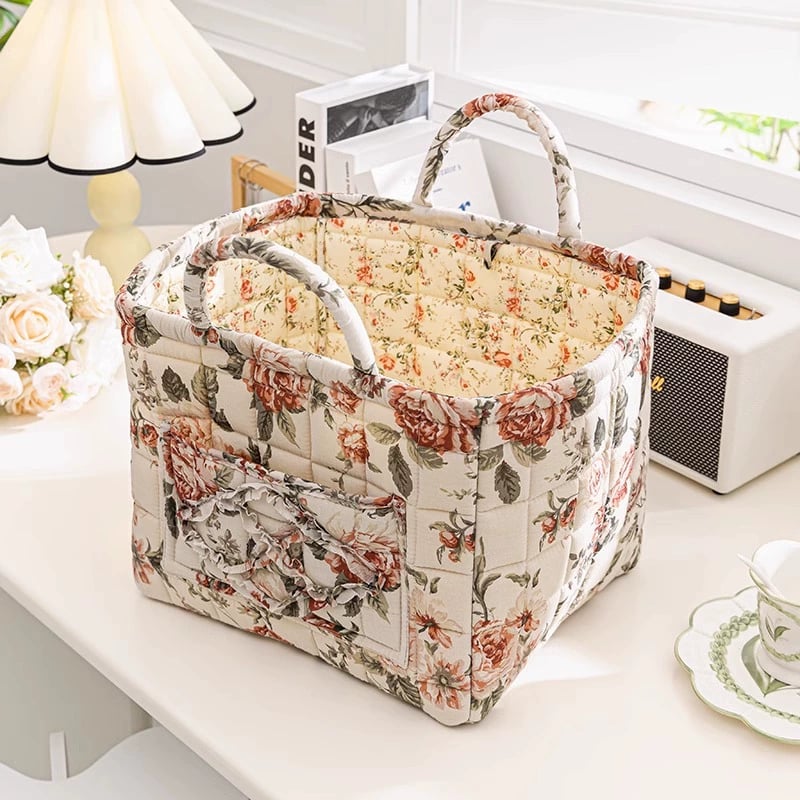 Boho Fabric Storage Basket