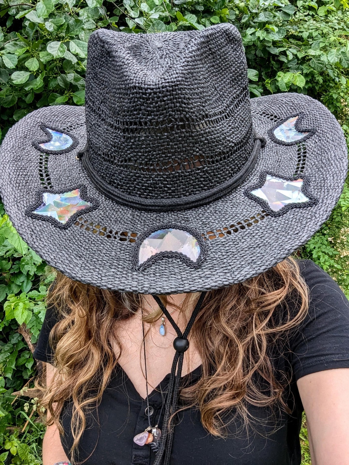 🔥Suncatcher Cowgirl Straw Prism Hat