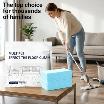 🧼100 Piece Floor Cleaning Tablets Multi-Surface Antibacterial Cleaner for Hardwood, Tile & Laminate