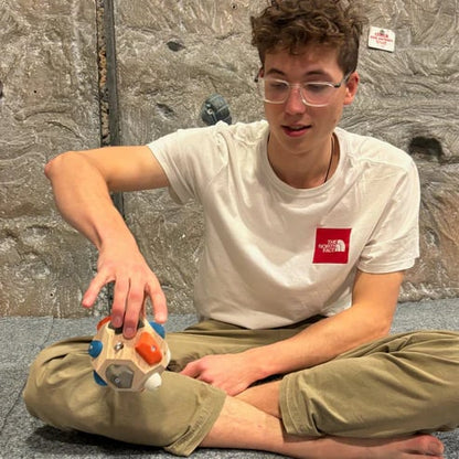 🧗‍♀️Handcrafted Boulder Block - Build Strength and Precision