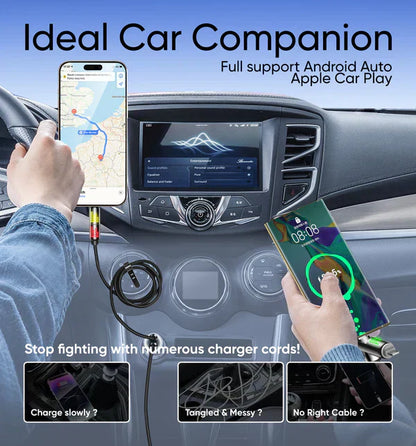 ⚡4-in-1 USB Charging Cable mFish fast charging⚡