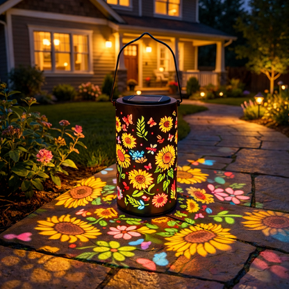 🔥Hot Sale 49% OFF🔥 -✨Colorful Sunflower Glow Solar Garden Lantern