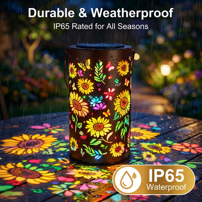 🔥Hot Sale 49% OFF🔥 -✨Colorful Sunflower Glow Solar Garden Lantern
