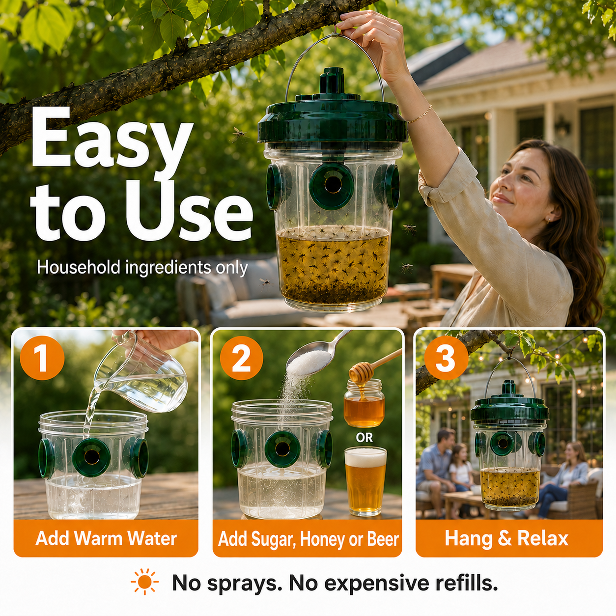 MosquiTrap Set– Trap Mosquitoes, Enjoy Summer 🌿