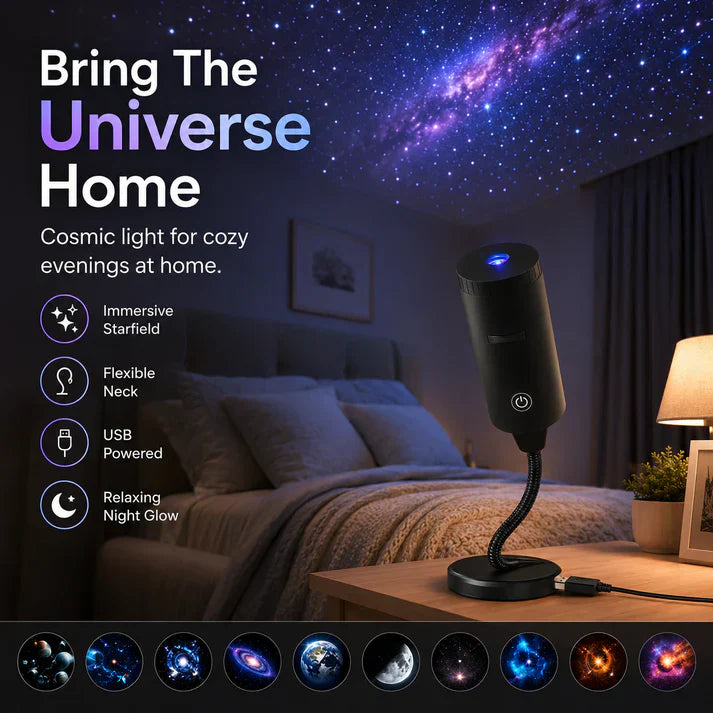 ⏰Last day Promotion🔥Night Light Projector - Smart Holographic Star Projector