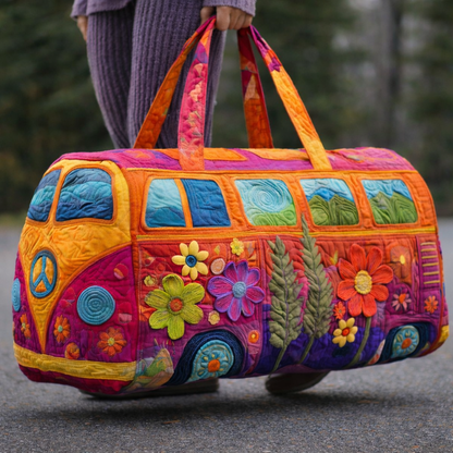 ✨50% OFF 👜 Vintage Floral Journey Quilted Duffle Bag🌼 – Limited Time!