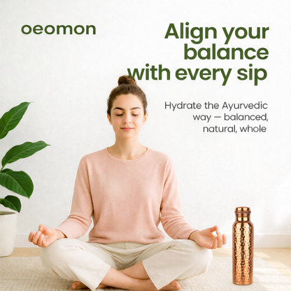✨Himalayan Ayurvedic Copper Water Bottle – 50% OFF Today