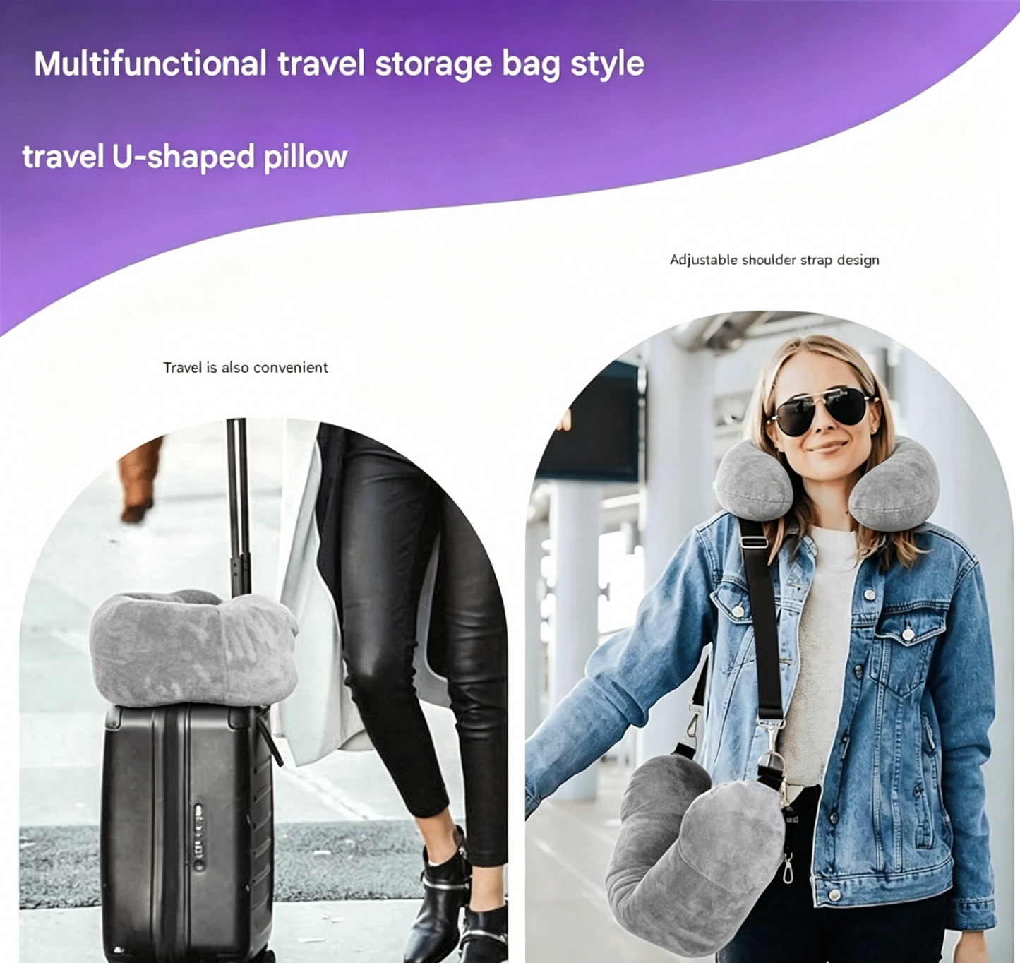 🏆Flash Sale⚡ 50K+ SOLD! Almost Gone💥Stuffable Travel Neck Pillow