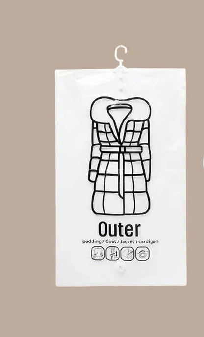 ⏳🔥Hanging Vacuum Storage Bags -Reclaim your closet!