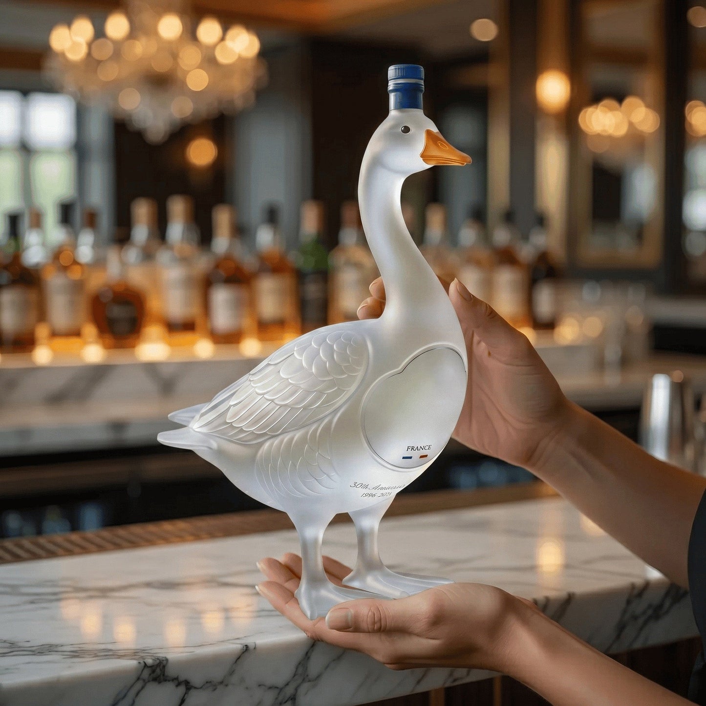 🪿Grey Goose 30th Anniversary 3D Sculpted Vodka Bottle