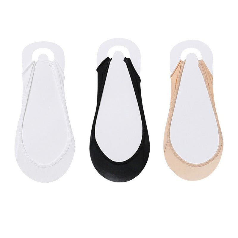 Anti-Slip Invisible Socks – Cushioned Sole & Stays in place