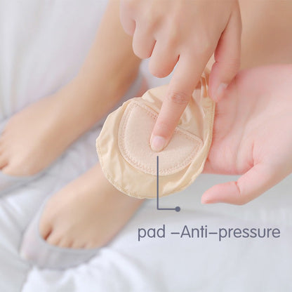 Anti-Slip Invisible Socks – Cushioned Sole & Stays in place