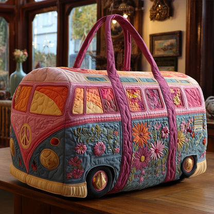 ✨50% OFF 👜 Vintage Floral Journey Quilted Duffle Bag🌼 – Limited Time!