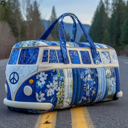 ✨50% OFF 👜 Vintage Floral Journey Quilted Duffle Bag🌼 – Limited Time!