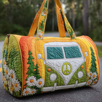 ✨50% OFF 👜 Vintage Floral Journey Quilted Duffle Bag🌼 – Limited Time!