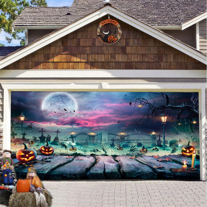 🏆10K+ SOLD LAST WEEK! 49% OFF NOW - 🎃Halloween Garage Door Cover